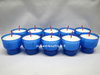 10 Veilleuses- Bougies votives bleues