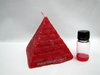 Pyramide rouge-bougie Macumba