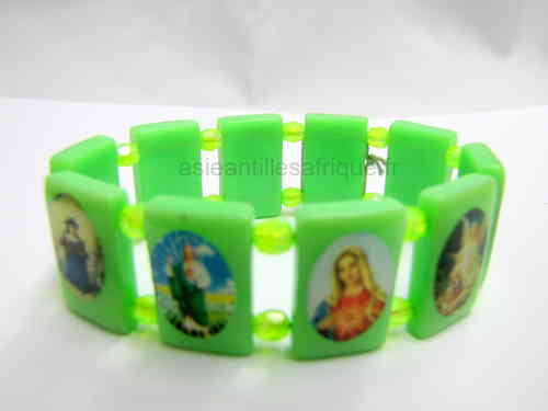 Bracelet Saint vert