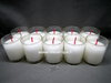 10 Veilleuses- Bougies votives blanches 30h