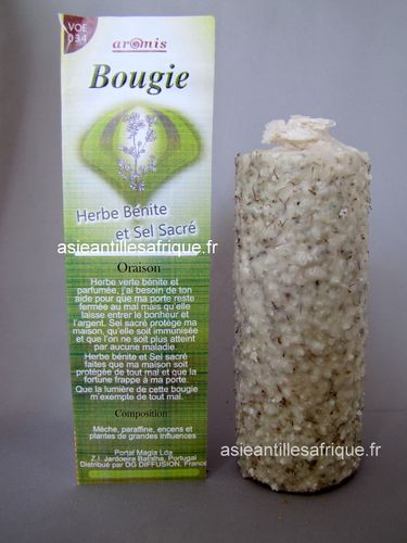 Herbe Bénite et Sel Sacré-Cierge-encens
