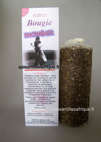 Bougie Enchaîner-Cierge-encens-plantes